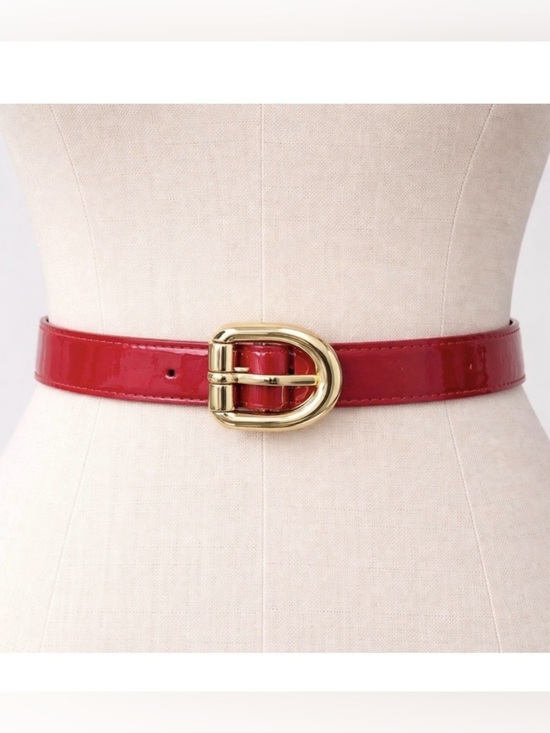 Louis Vuitton Accessories - Louis Vuitton Red Monogram Vernis Belt